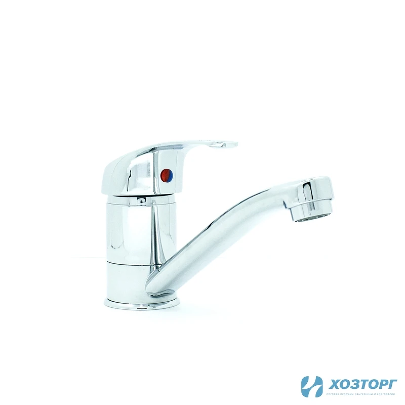 Смеситель д/к DORON D4502 шаровый, хром, излив 150мм, п/ш, без подводки (2/20)