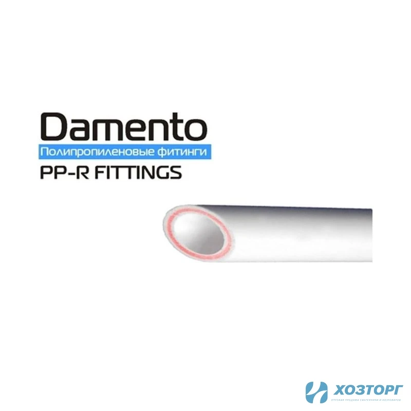 Труба PN25/63 х 10,5 SDR6 (стекловолокно) Damento белая (4/12)