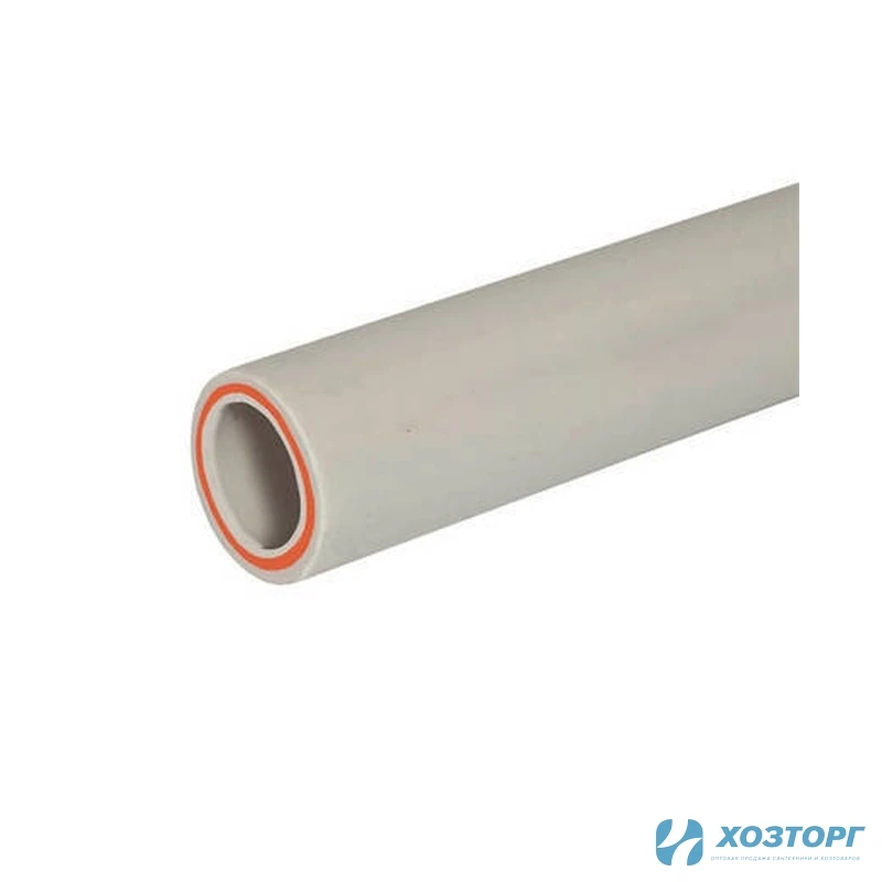 Труба  PN20/20 х 2,8 SDR7.4 (СТЕКЛОВОЛОКНО) DAMENTO серый ЖЁЛТЫЙ СКОТЧ (4/100)