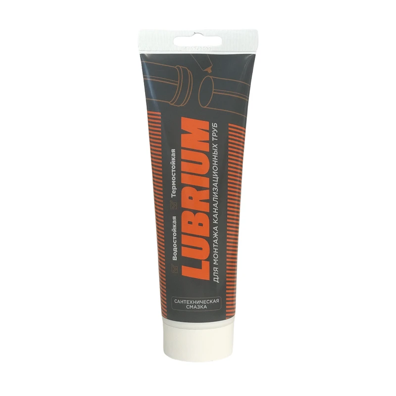 Сантехническая смазка LUBRIUM, тюбик 230 гр, с еврослотом, 61145 (1/10)