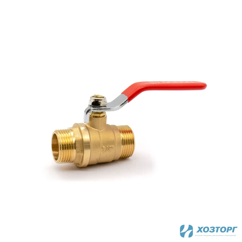 Кран шаровой DORON  3/4" Н-Н ручка штуцер-штуцер (10/120)