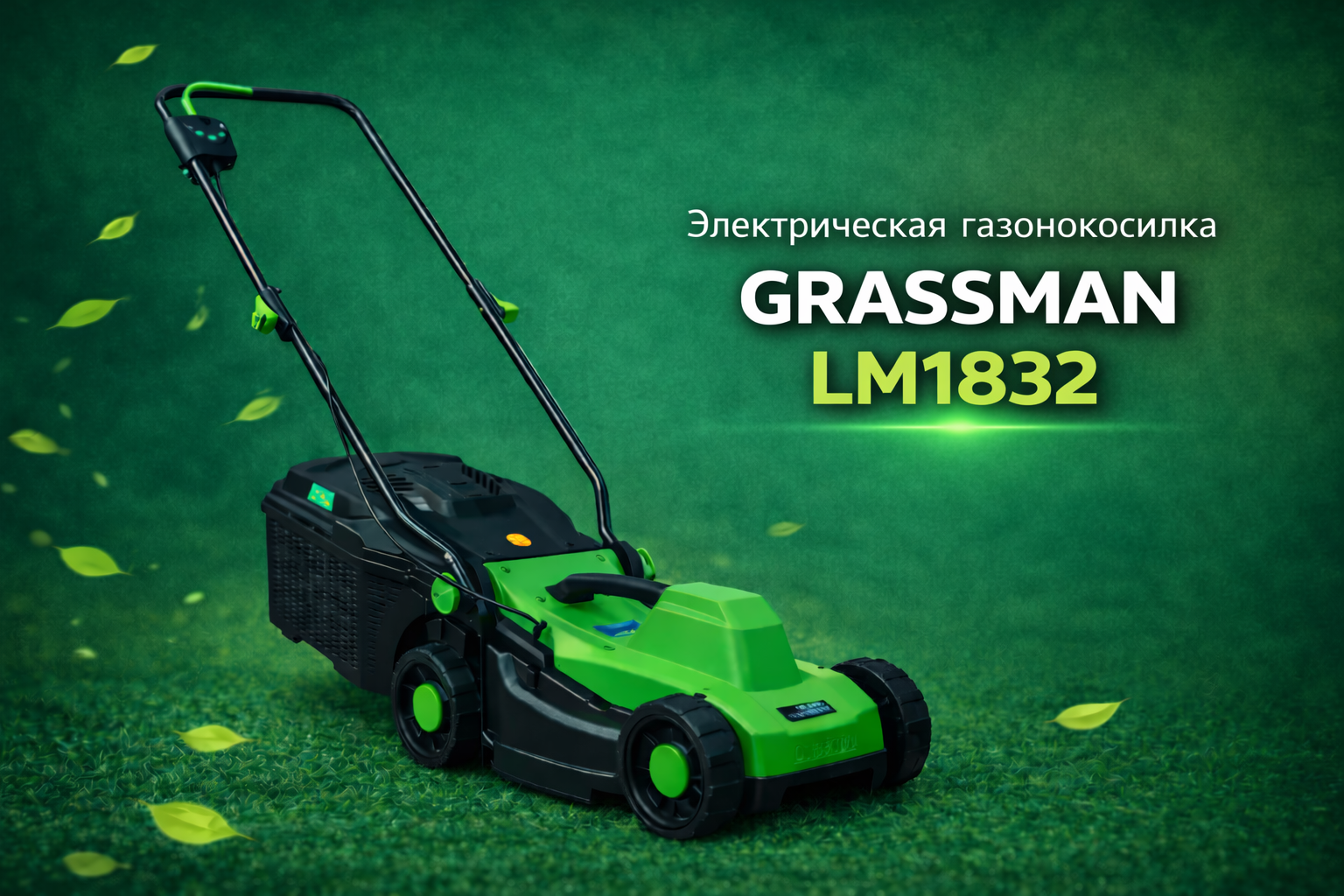 Электрическая газонокосилка GRASSMAN LM1832