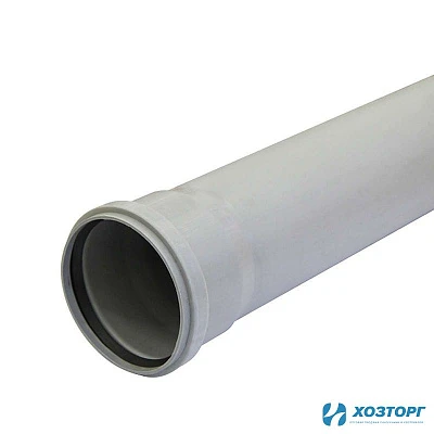 Труба канализационная серая  110х2,2х2000 СЕРПЛАСТ (5/5)