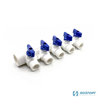 Коллектор 32 на 5 выходов 20 внутр. Damento белый (1/14)