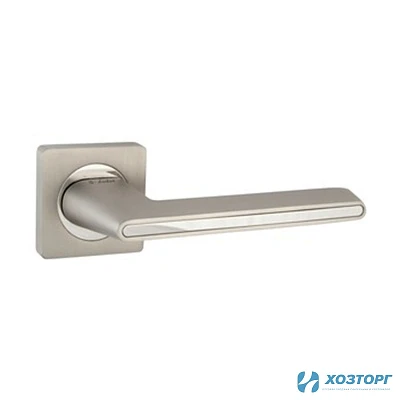 Ручки дверные S-Locked A-180 MSN/cp/CP серый жемчуг круг 120601 (1/20)