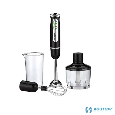 Блендер 800Вт черный, объем чаши 0,86л, *Турбо* реж, нож из нерж.стали/DELTA LUX DL-7039В (1/16)