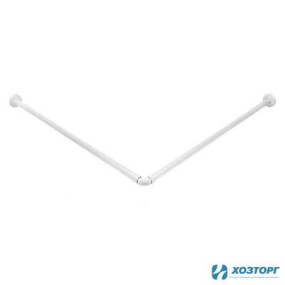 Карниз д/ванной 84х84 см, белый, угловой, SMS 03361 (1/15)
