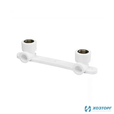 Настенный комплект для смесителя 20*1/2 Damento белый (5/50)