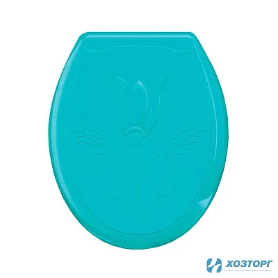 Сиденье для унитаза жесткое "ЛИЛИЯ" салатовый (1/10)