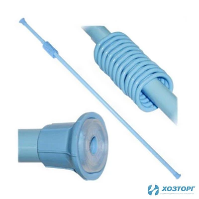 Карниз д/ванной 120-210 см, синий, пластик, SMS 01832 (1/30)