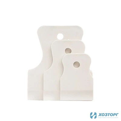 Набор шпателей для затирки кафельных швов 3 шт. 40, 60, 80 мм, резина ИНТЕК 10909-003 (1/30)