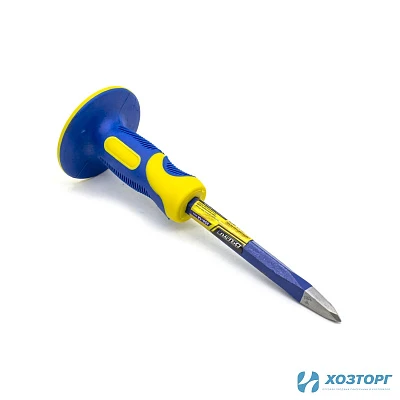 Зубило пикообразное с эргономичной ручкой 250 х 14 мм ВАРЯГ (6/36)