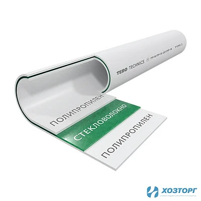 Труба PN20/40 х 5,5 SDR7.4 (стекловолокно) ТВ серая 031010505 (4/20)