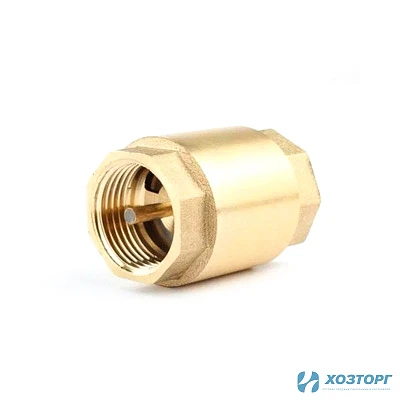 Обратный клапан латунь11/2" с металлическим штоком усиленный, TIM JH-1014 (1/9)