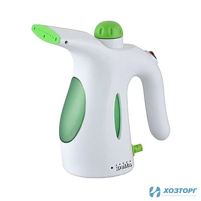 Отпариватель DELTA 655P белый с зеленым (600Вт,объем резервуара 260 мл.,готовность пара 3 мин,) (1/12)