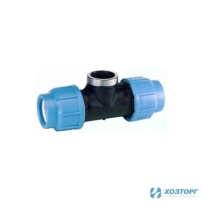 Тройник переходной ПНД 63х2"х63 внутренняя 01426 (1/12)