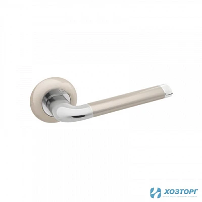 Ручки дверные Code Deco H-14083-A-NIS/CR Мат.Никель/Хром 00027202(1/18)