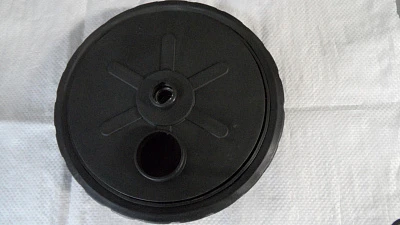 Колесо транспортировоное пластик для бензиновой газонокосилки 8" без колпака (0/0)