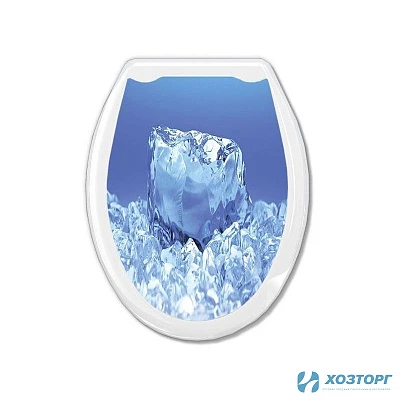Сиденье для унитаза жесткое (фотопринт) КРИСТАЛЛ (1/10)