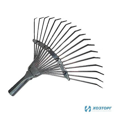 Грабли веерные пластинчатые, раздвижные оцинкованные 20 зубые ГВ-С 647 (1/10)