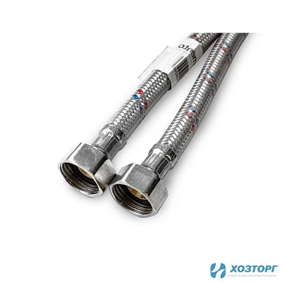 Подводка д/воды DAMENTO с нержавеющим оплетением в ПВХ оболочке 1/2 г/г120 см (5/80)