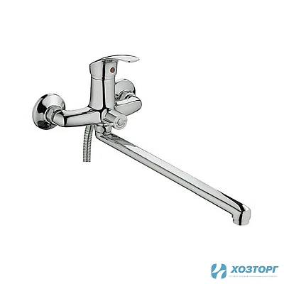 Смеситель д/ванны  HAIBA 2236 D35 шаровый, хром, излив 40F, дивертор в корпусе (1/10)