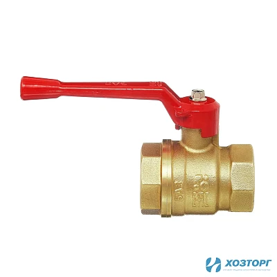 Кран шаровой БАЗ 3/4" В-В ручка гайка-гайка латунь 11Б 27 п1 Ду 20 А30 (1/50)