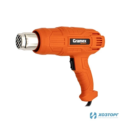 Фен строительный Gramex HHG-2000 (2,0кВт,300/500 л/мин,350/600град) (1/10)
