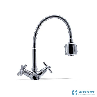 Смеситель  д/кухни DAMENTO NORMA  CU18.01, 1/2 керамика, хром, излив 500 мм, п/г (1/10)