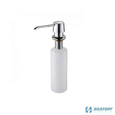 Дозатор для жидкого мыла HAIBA 403 , белый/хром  (1/20)