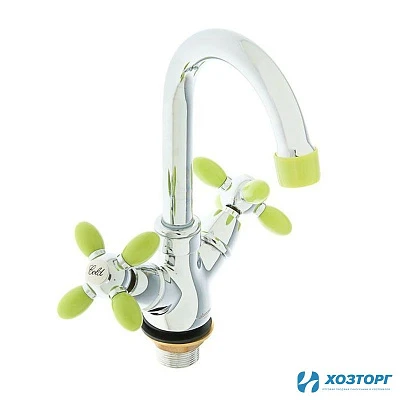 Смеситель кухня LOFFREY  81010G ,1/2 керамика, п/г, хром (1/10)