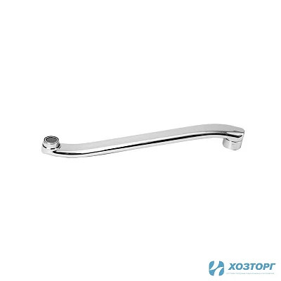 Излив для ванны, изогнутый, 350мм DORON D35S (10/100)