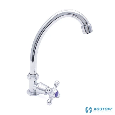 Смеситель  д/кухни Kranar KС 1716-1, 1/2 керамика, хром, излив стандартный, п/г, без подводки (2/20)