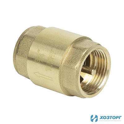 Обратный клапан латунь  3/4" с металическим штоком TEBO T-Ко.701.34.CN (20/160)