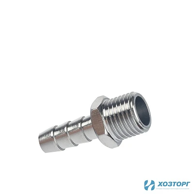 Переходник резьбовой Patriot 1233/4 (елочка 8 мм 1/4" М) (1/10)