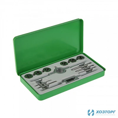 Набор метчиков и плашек 14 предметов М3-М10 TUNDRA 2705961 (1/10)