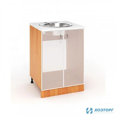 Подстолье под мойку на кухню 800х500 мм с дном (бук) 02428 (MDW) (1/1)