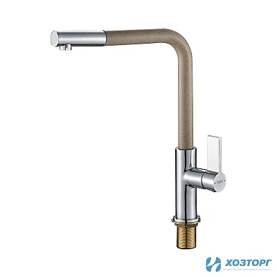 Смеситель д/кухни  HAIBA 70501-14, шаровый, хром, излив высокий, п/г (1/10)