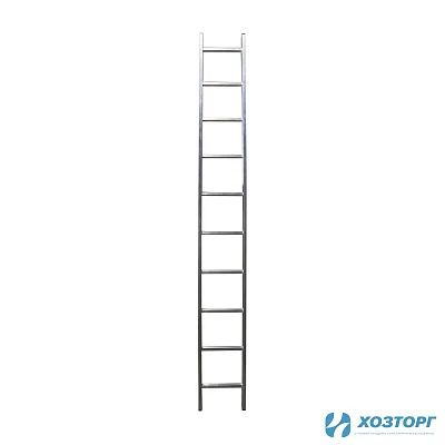 Лестница приставная односекционная 10 ступеней, ВАРЯГ 1*10, 2,85м (1/5)
