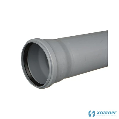Труба канализационная серая  110х2,2х 2000 Элида (СССП) (10/10)