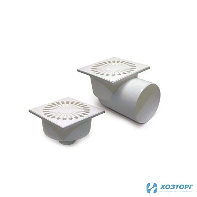 Трап пластик  ф50 горизонтальный (1/50)