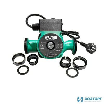 Насос циркуляционный WALTON UP 32-40, 180мм, напор 4м, 72Вт, подключение 1 1/4" с проводом (1/8)