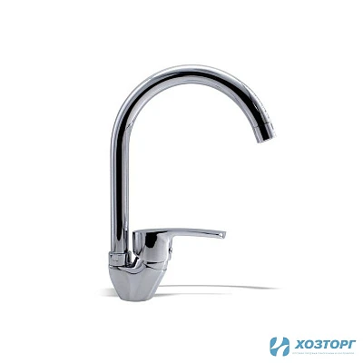 Смеситель  д/кухни DAMENTO ANCORA  CU04,01, шаровый, хром, излив 440 мм, п/г (1/10)