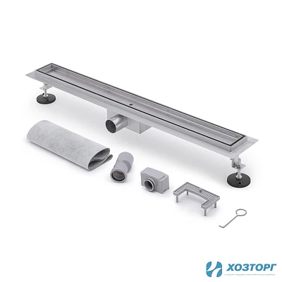 Душевой лоток с решеткой под кладку плитки защита от запаха:(сухой+гидрозатвор) (1/4)