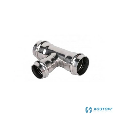 Трехраструбный пресс-тройник из нерж. стали 22*15*22 мм ZTI.531.221522 (1/20)