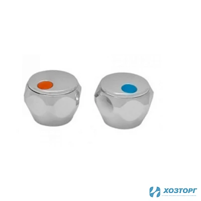 Маховик для смесителя  пластик под квадрат "Мария" 00404 (цена за пару) (5/50)