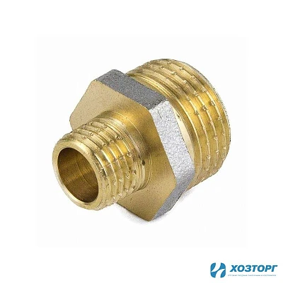 Ниппель переходной 32*15 (1 1/4"х1/2") наружная резьба TIM SM052 (10/90)