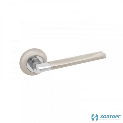 Ручки дверные Code Deco H-14092-A-NIS/CR Мат.Никель/Хром 00027203(1/18)