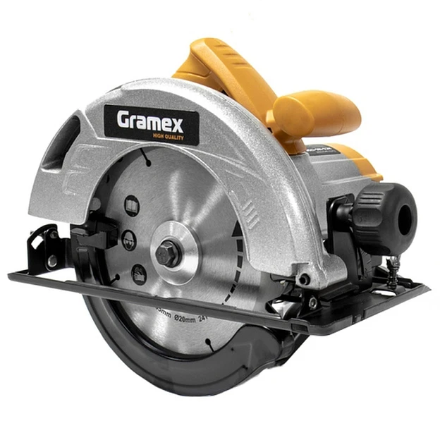 Пила дисковая Gramex HCS-185-1700 (1700Вт, 185/20мм, 4800 об/мин, угол 45) (1/4)