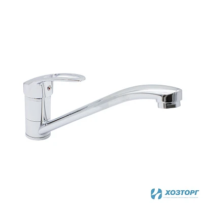 Смеситель  д/кухни DORON DС 2138, шаровый, хром, излив длинный нос, п/ш (1/10)